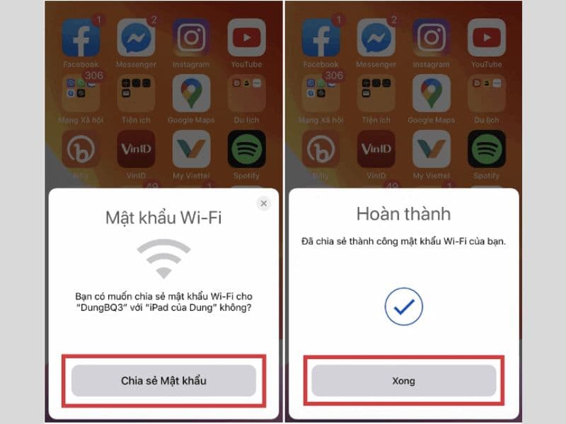 Cách chia sẻ mật khẩu WiFi trên iPhone Nhanh Chóng Nhất