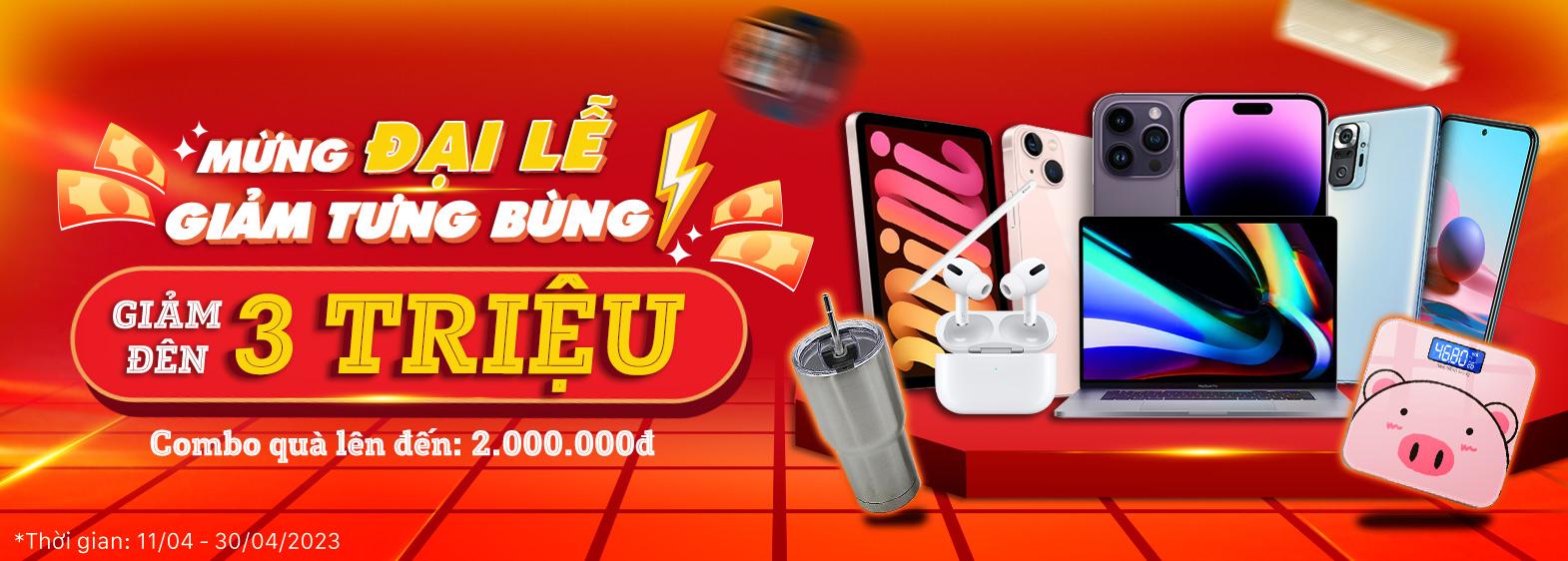 Giảm giá tưng bừng mừng đại lễ tại Di Động Xanh