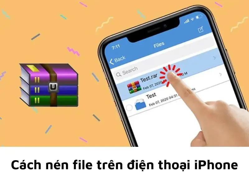 Hướng dẫn cách nén file trên điện thoại iPhone siêu an toàn
