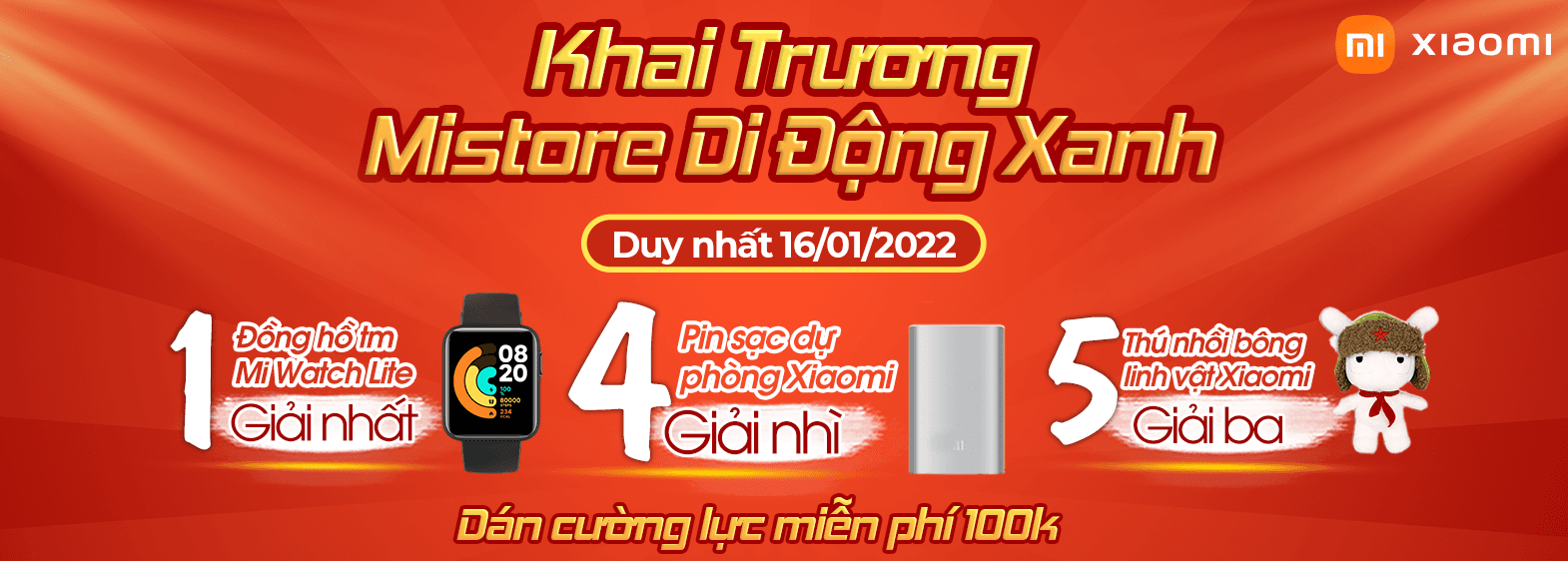 TƯNG BỪNG KHAI TRƯƠNG MISTORE – DI ĐỘNG XANH