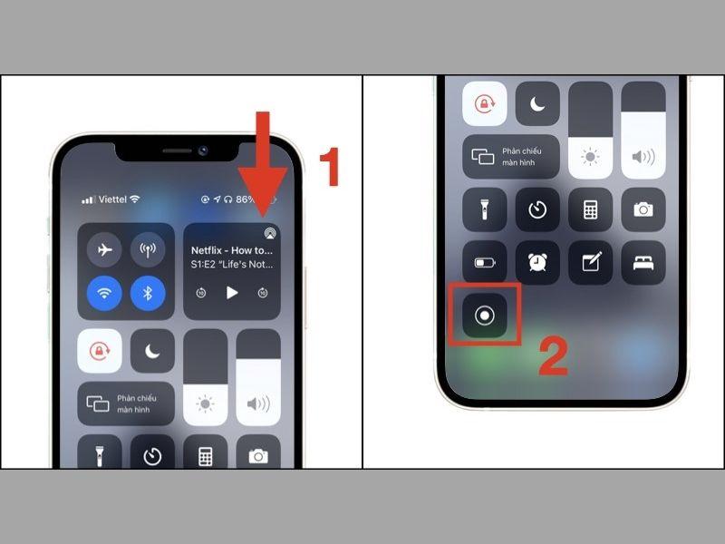 Hướng dẫn cách bật quay màn hình iPhone không cần app