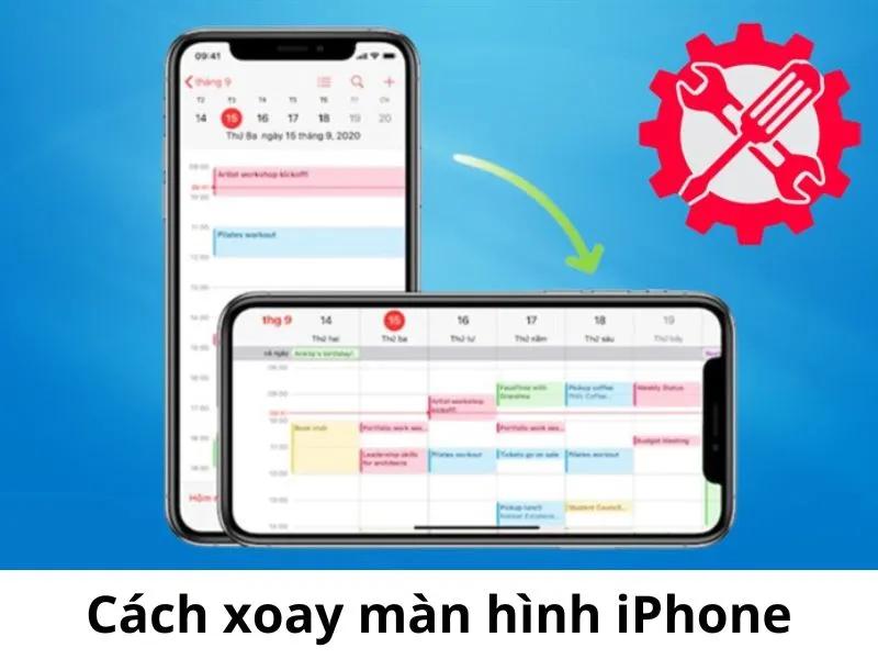 Cách xoay màn hình iPhone chỉ trong nốt nhạc