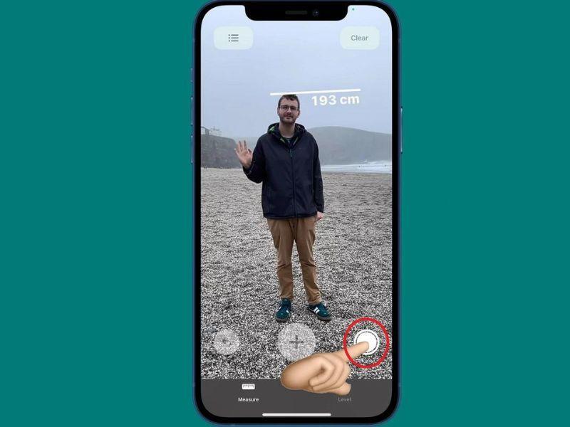 Đo chiều cao bằng iPhone cực thú vị