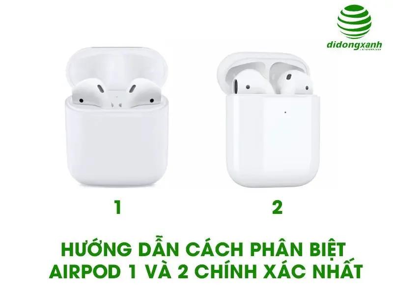 Phân biệt airpod 1 và 2 siêu dễ chỉ trong nốt nhạc