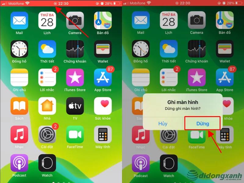 Hướng dẫn quay màn hình iphone có âm thanh đơn giản, chỉ 1 nút nhấn