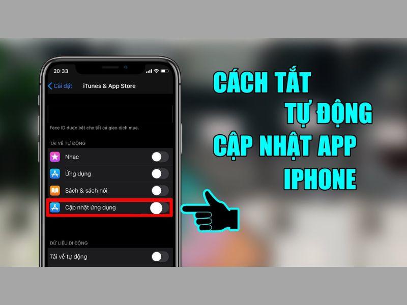 Chỉ bạn cách tắt tự cập nhật ứng dụng trên iphone cực dễ
