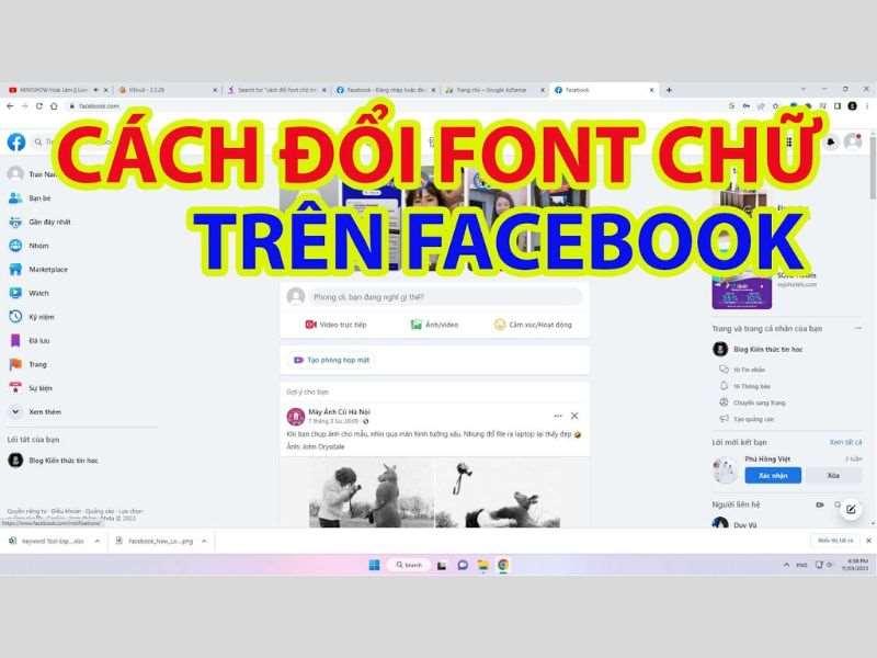 Hướng dẫn đổi font chữ trên Facebook nhanh và có cá tính