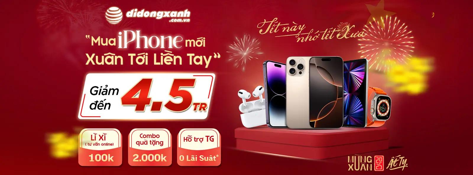 Mua IPhone Mới, Xuân Tới Liền Tay