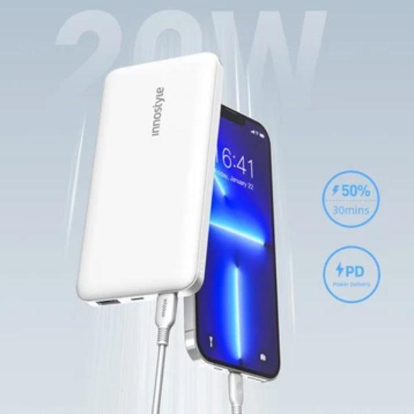 Sạc Dự Phòng InnoStyle 20W PD 10.000mAh
