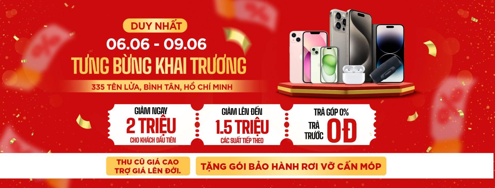 Khai Trương Rộn Ràng - Hàng Ngàn Ưu Đãi: Sale Cực Lớn - Khuyến Mãi Đến 30 Triệu Đồng 