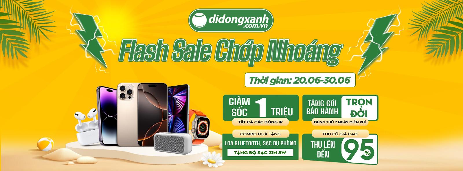 FLASH SALE CHỚP NHOÁNG - GIẢM CHOÁNG VÁNG: Giảm đến 1 triệu đồng + Bảo Hành 1 Đổi 1 Giá 1,5 Triệu Đồng