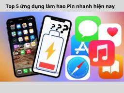 Top 5 ứng dụng làm hao Pin nhanh trên điện thoại