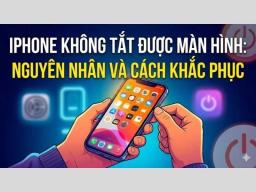 iPhone không tắt được màn hình và cách xử lý hiệu quả