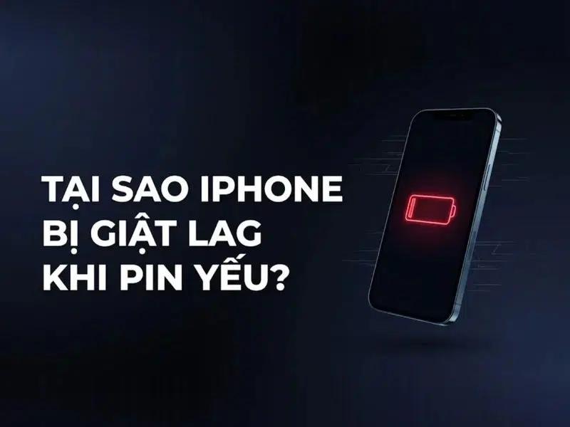 Tại sao iPhone bị giật lag khi pin yếu? Làm sao khắc phục?