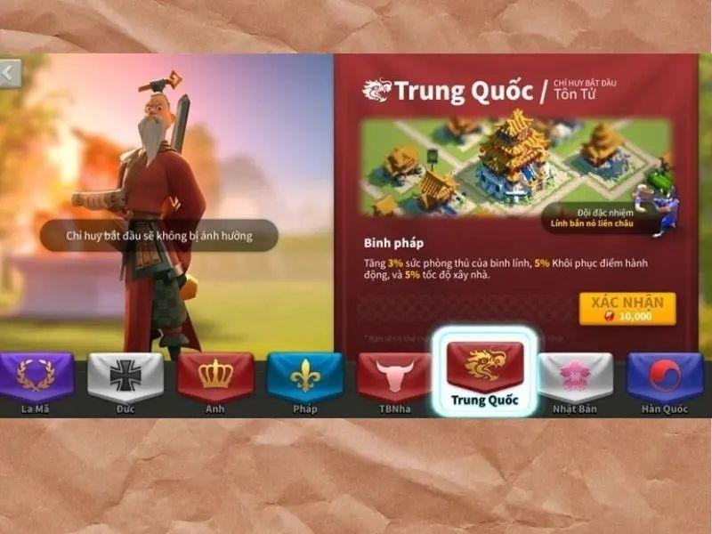 Nên chọn nền văn minh nào trong Rise Of Kingdom cho người mới
