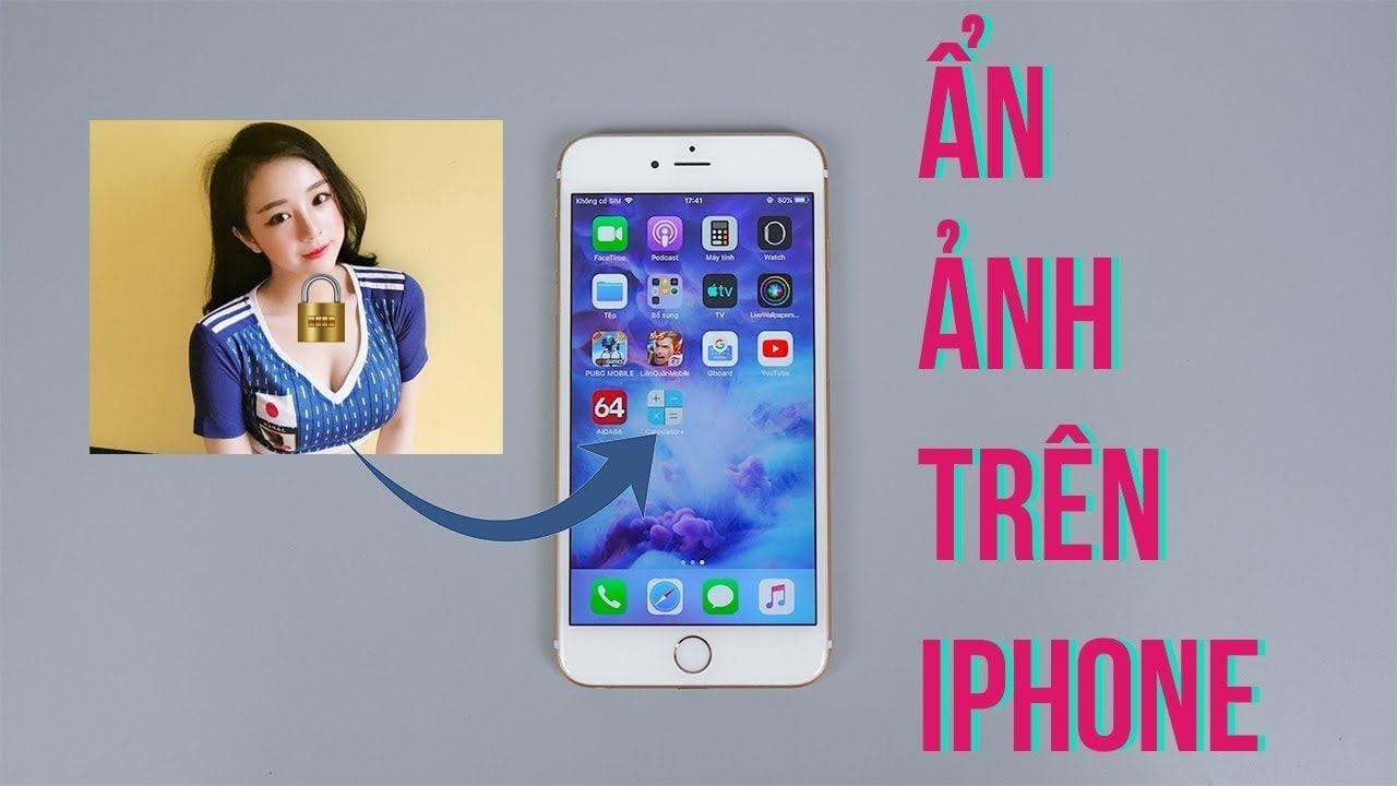 Thủ thuật giấu ảnh với ứng dụng máy tính trên iPhone