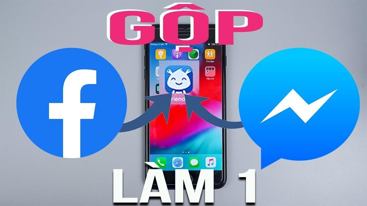 Thủ thuật gộp facebook và messenger thành một cực dễ