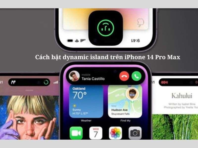 Hướng dẫn cách bật dynamic island trên iPhone 14 Pro Max