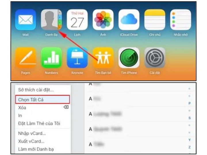 Chọn những danh bạ muốn xóa trên Iphone