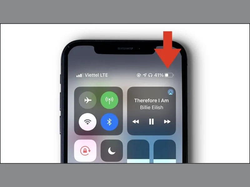 Hiển thị phần trăm pin iPhone 11 tránh pin ảo
