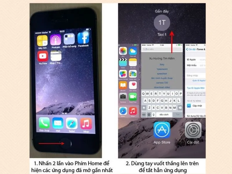 Tắt ứng dụng trên iPhone