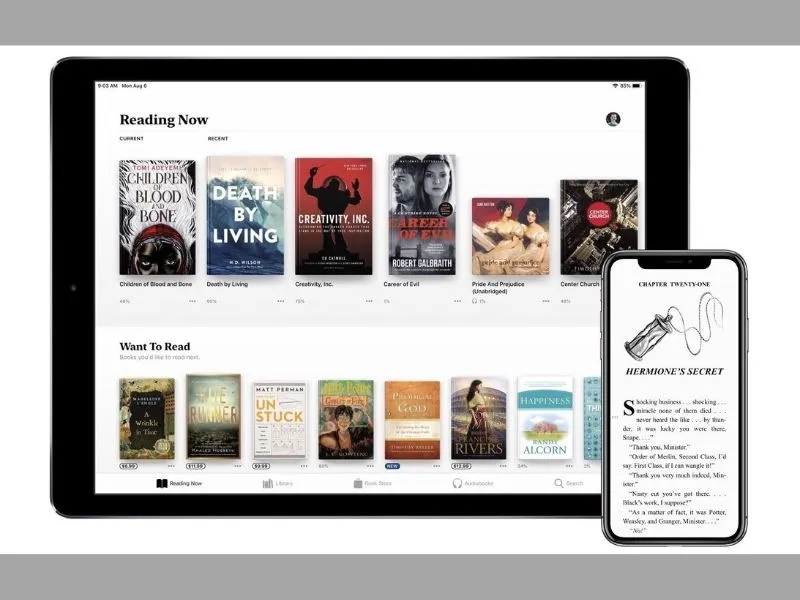 Sử dụng Apple book để khám phá thêm nhiều nguồn sách hữu ích
