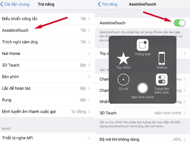 mở nút home ảo trên iPhone Xs Max cực dễ
