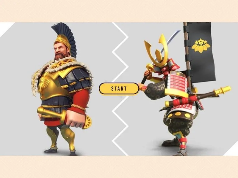 Các cặp tướng mạnh trong rise of kingdom: Hannibal Barca và Minamoto