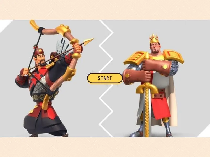Các cặp tướng mạnh trong rise of kingdom nên sở hữu