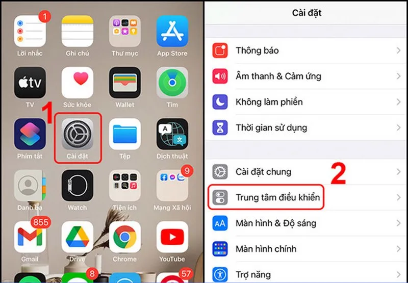Cách bật quay màn hình iPhone không có tiếng