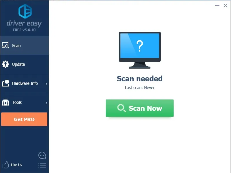 Scan Now để tìm Driver