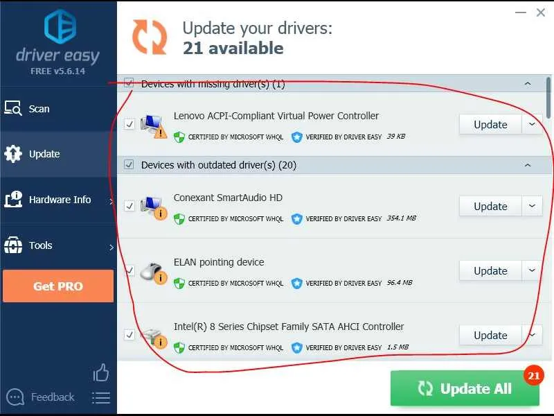 Update Driver cho máy của bạn