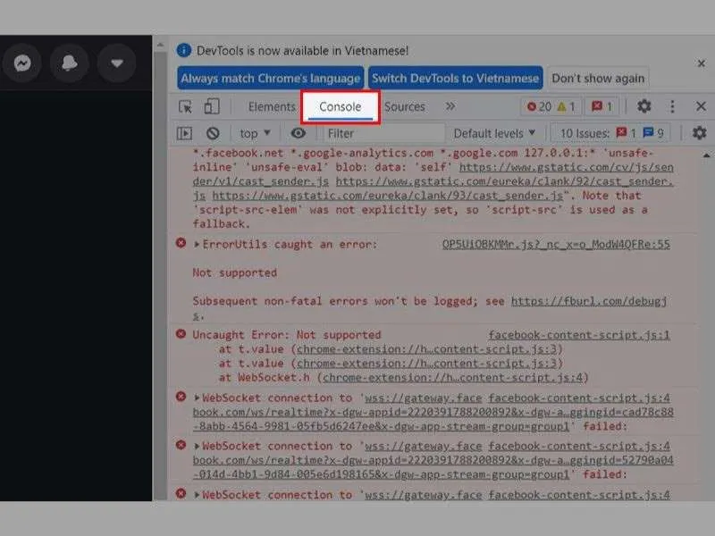 Cách chỉnh sửa tin nhắn đã gửi trên Messenger bằng việc sử dụng DevTools
