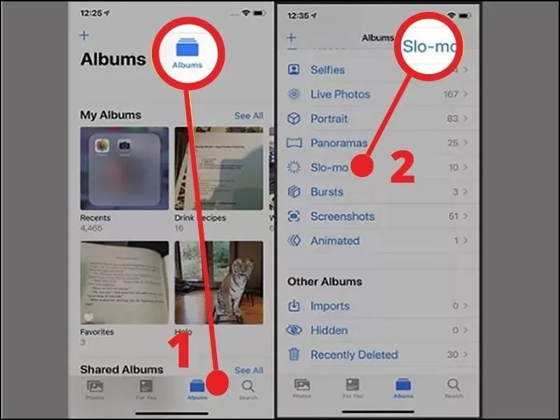 Cách chỉnh video tua nhanh trên iPhone trên Slo - mo