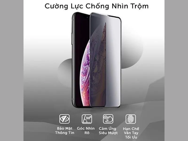 Sử dụng miếng dán cường lực chống trộm iPhone