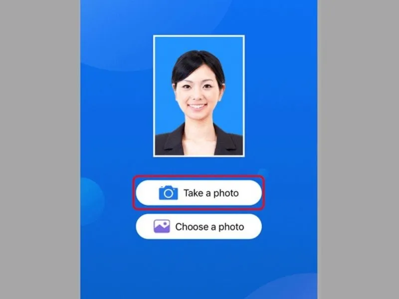 Khung hình với Cách chụp ảnh thẻ bằng điện thoại 