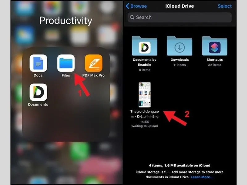 Cách chụp màn hình dài trên iPhone thông thường