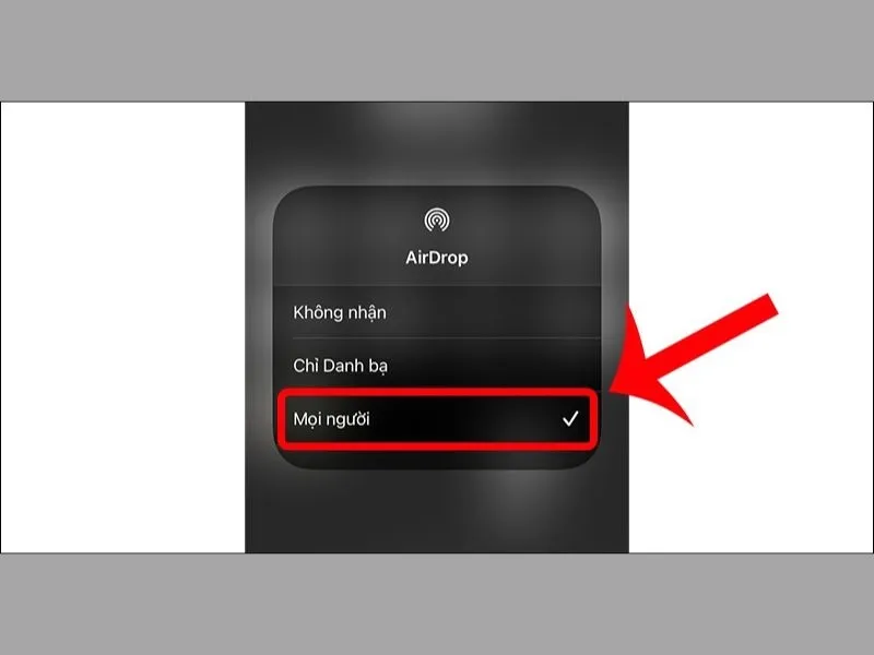 Cách chuyển danh bạ từ iPhone sang iPhone bằng airdrop