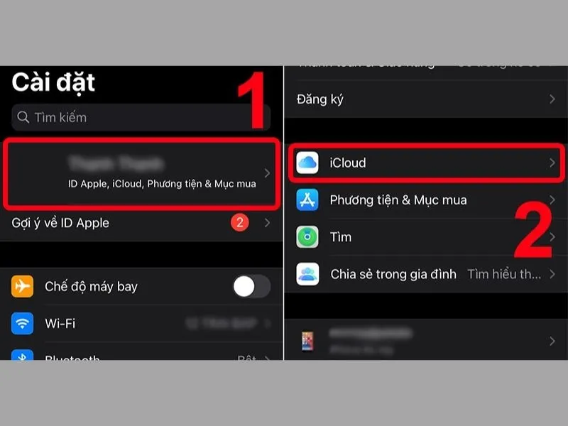 Bắt đầu đối với cách chuyển danh bạ từ iPhone sang iPhone bằng iCloud