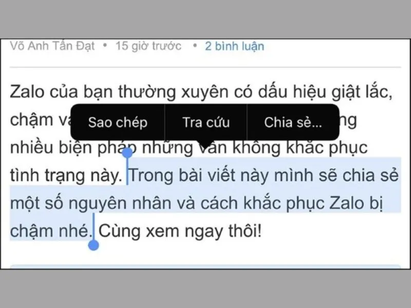 Nhấn đúp ba lần máy sẽ tự động bôi dấu 1 câu văn bản