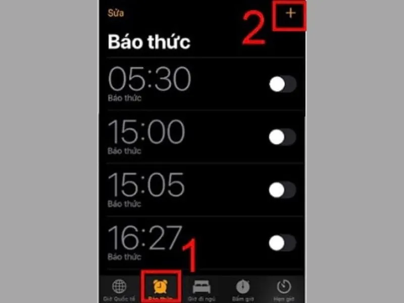 Cách đặt nhạc chuông báo thức iPhone