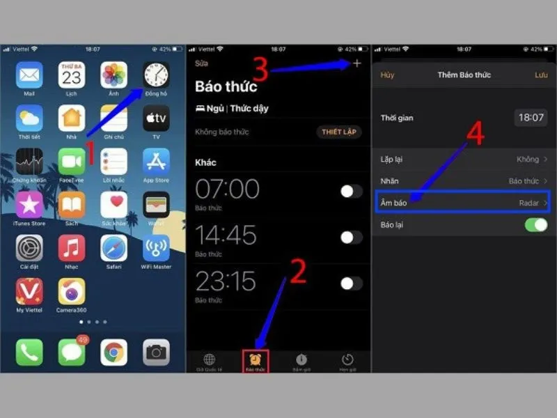 Cách đặt nhạc chuông báo thức iPhone thông qua file Mp3 có sẵn