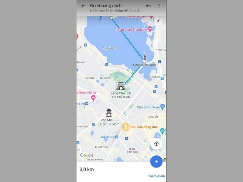 them diem de do tren google maps