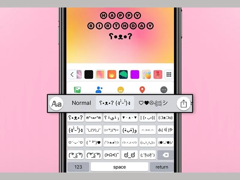 Nhiều phông chữ mới lạ thỏa thích lựa chọn