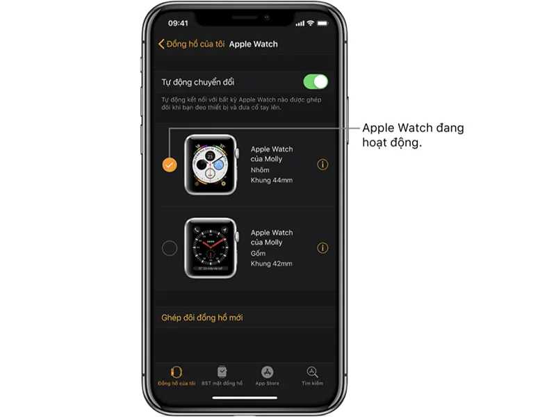 Apple cho phép người dùng nhanh chóng chuyển sang Apple Watch khác