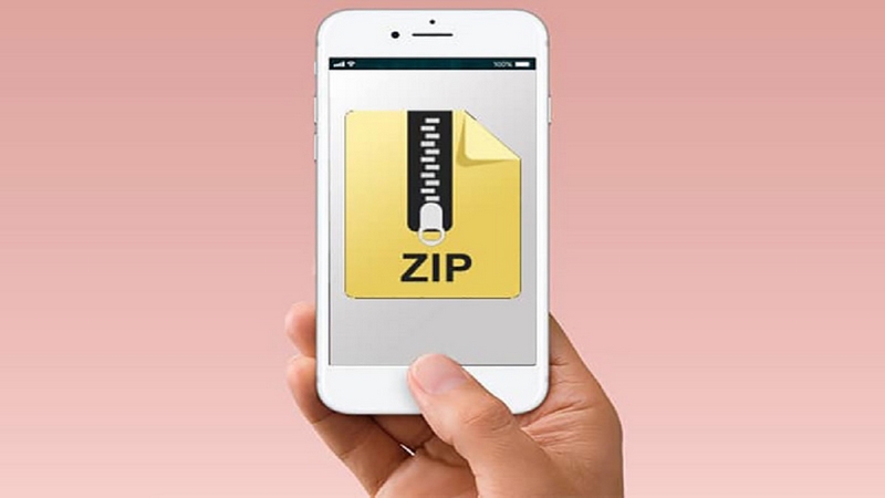 file zip tren iphone