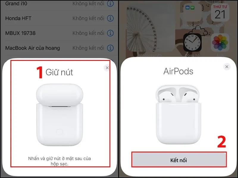 Hướng dẫn cách kết nối airpod với iPhone