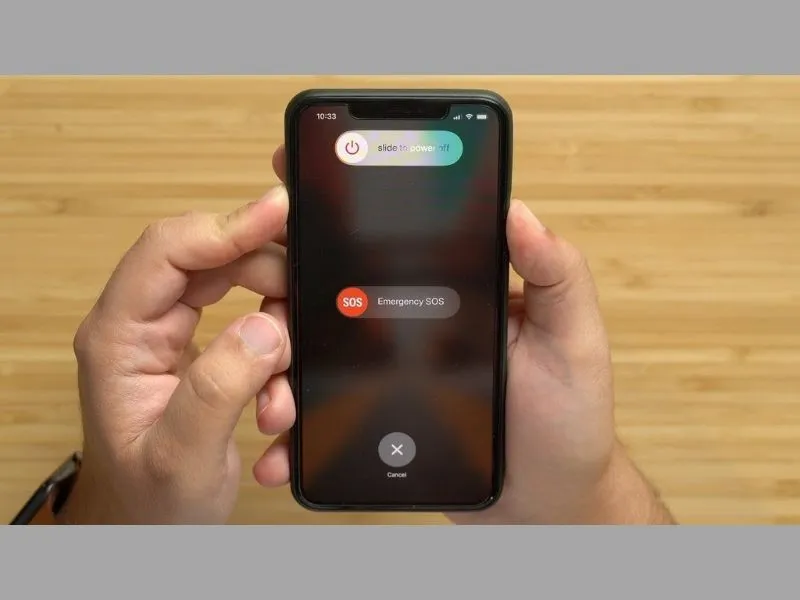 Cách khắc phục bàn phím iPhone bị đơ bằng cách khởi động lại điện thoại