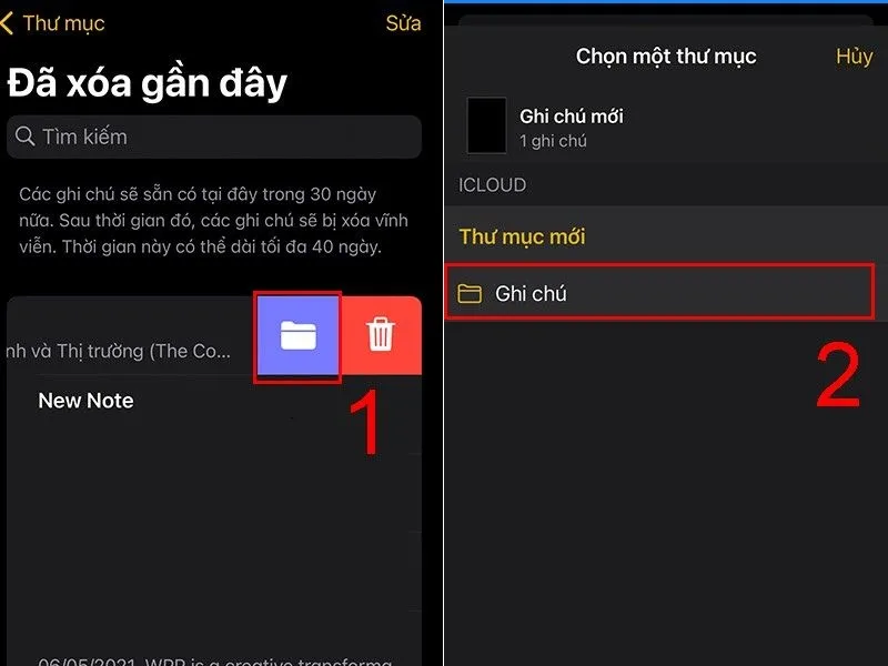 Cách khôi phục ghi chú trên iPhone một cách nhanh chóng