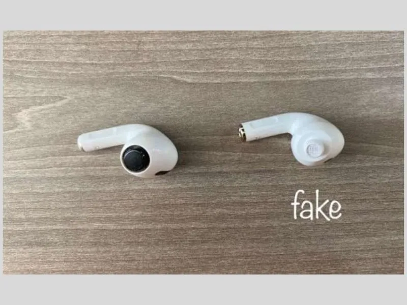 Cách kiểm tra AirPod Pro chính hãng qua phần gắn nút tai nghe